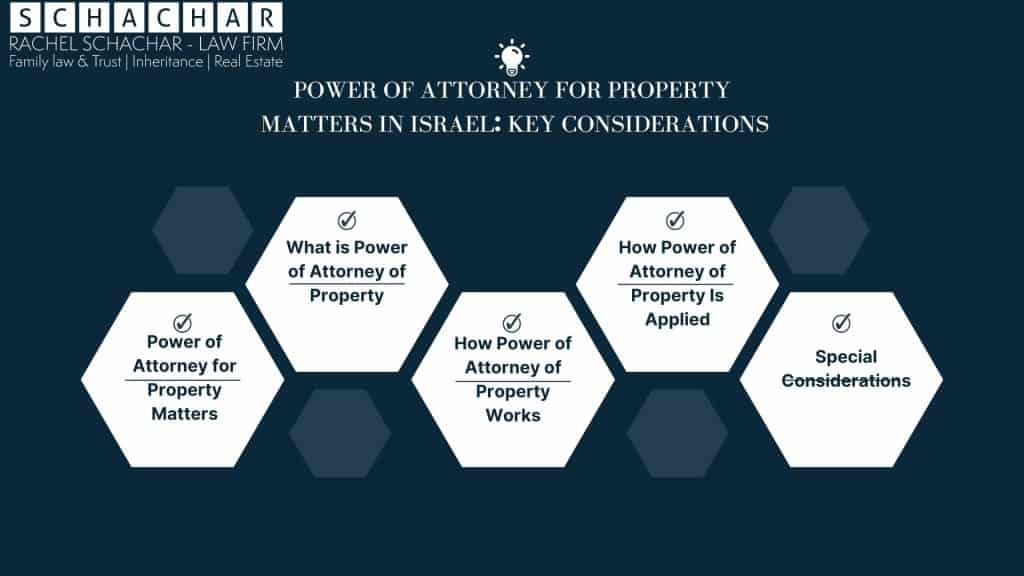 Power of Attorney for Property Matters Power of Attorney for Property Matters in Israel: Key Considerations