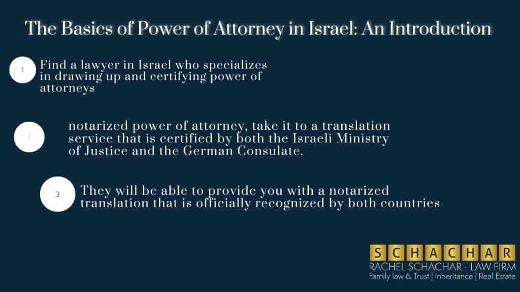The Basics of Power of Attorney in Israel: An Introduction step by step